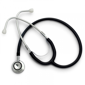 Stetoscop Little Doctor LD Prof II, stetoscop metalic utilizabil pe ambele parti, diafragma mica, Negru/Inox [1]