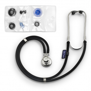 Stetoscop Little Doctor LD SteTime cu ceas, 2 tuburi, lungime tub 56cm, Negru/Inox [1]