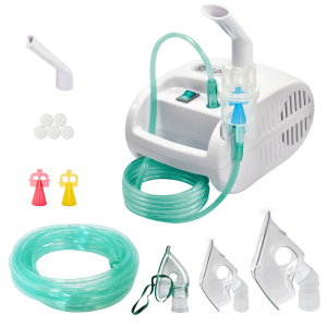 Aparate aerosoli - Aparat aerosoli cu compresor Little Doctor LD-221C PRO, 3 dispensere pentru reglarea dimensiunii particulelor, 3 masti, furtun de 6 m