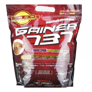 Supliment de proteine Megabol Gainer 737, 3 kg, gainer puternic si complex pentru cresterea masei musculare [0]