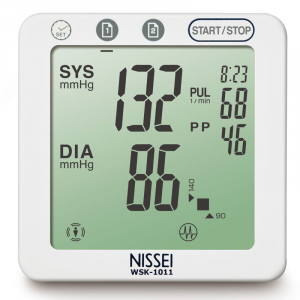 Tensiometru electronic de incheietura Nissei WSK 1011, memorare 2 x 60 de valori, clasificare OMS, detectarea aritmiei [2]