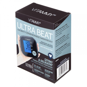 Tensiometru electronic de brat VITAMMY Ultra Beat, manseta 22-42 cm, Chocolate/Metalic [3]