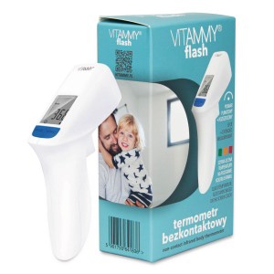Termometru non-contact Vitammy Flash HTD8816C, tehnologie infrarosu, pentru frunte [0]