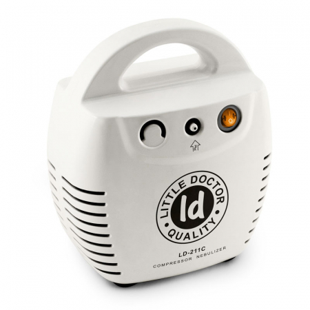 Aparat aerosoli cu compresor Little Doctor LD 211C, cutie pentru accesorii, 3 dispensere, 3 masti [1]