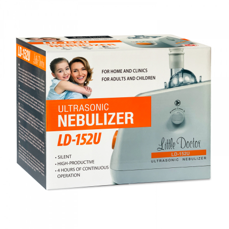 Aparat aerosoli cu ultrasunete Little Doctor LD-152U, debit si particule reglabile, Alb [3]