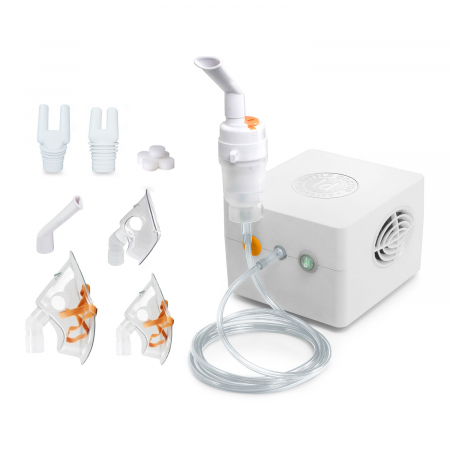 Aparat aerosoli Little Doctor LD-213C, nebulizator cu compresor, 3 moduri de nebulizare, masca pediatrica si masca adulti, Alb [2]