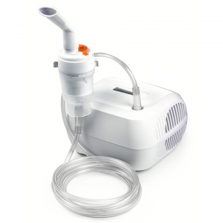 Aparat aerosoli Little Doctor LD-220mC, nebulizator cu compresor, design compact, 3 moduri de nebulizare, masca bebelusi, copii si adulti, Alb [1]