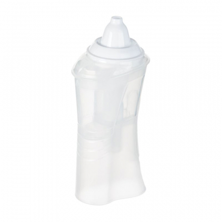 Aparat aerosoli Novama Familino Pro by Flaem, nebulizator cu compresor, Irigator nazal Rhino Clear Ergo, filtru de rezerva Porex, 2 moduri de nebulizare, dimensiuni particule reglabile, masca copii si adulti, fara ftalati si BPA, Alb [6]
