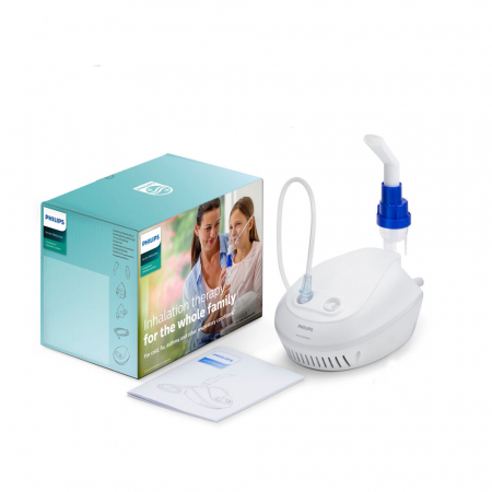 Aparat aerosoli Philips Respironics Home Nebulizer, resigilat, cu compresor, sistem Active Venturi si accesorii compatibile sigilate [4]