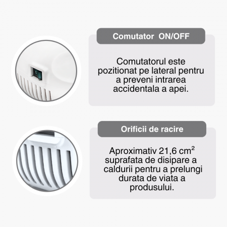Aparat aerosoli RedLine NB-230C NEW, masca copii si adulti, pahar de nebulizare, nebulizator inhalator cu compresor [7]