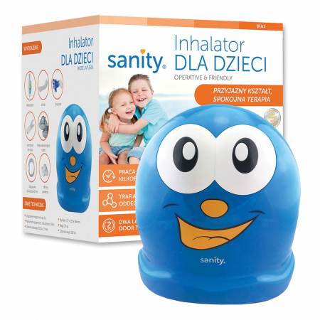 Aparate aerosoli - Aparat aerosoli Sanity Inhaler Kids, nebulizator cu compresor pentru copii