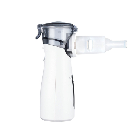 Aparat aerosoli cu tehnologie mesh Vitammy eMESH, afisaj digital, cronometru timp inhalare, functie de autocuratare, incarcare USB-C, masca pentru copii si adulti, mustiuc, saculet pentru transport [4]