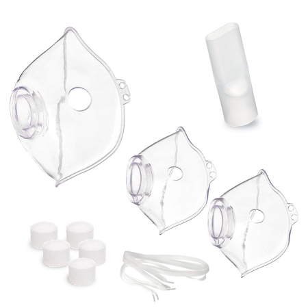 Aparat de aerosoli Vitammy eNEB, nebulizator cu compresor, 3 moduri de nebulizare, 3 masti, piesa bucala, furtun de 1.6 m, 5 filtre aer, oprire automata [4]