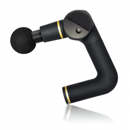 Aparat de masaj ergonomic tip pistol Vitammy Body 6, portabil, 4 capete de masaj, 5 trepte de viteza, baterie litiu-ion, USB-C, Negru [6]