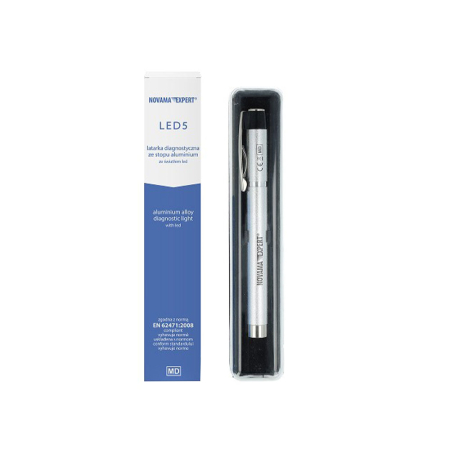 Aparat pentru diagnosticare vizuala Novama Expert LED 5, lumina alba, pana la 10.000 de ore de utilizare, alimentare cu 2 baterii, etui inclus [1]