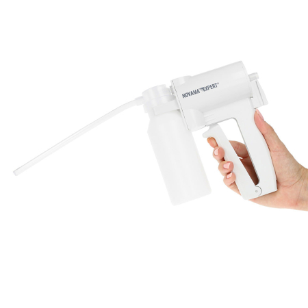 Aspirator medical manual tip pistol Novama Expert MSUX 7B-1, portabil, 3 tuburi de aspiratie diferite, 200 ml, fara alimentare, husa inclusa [3]