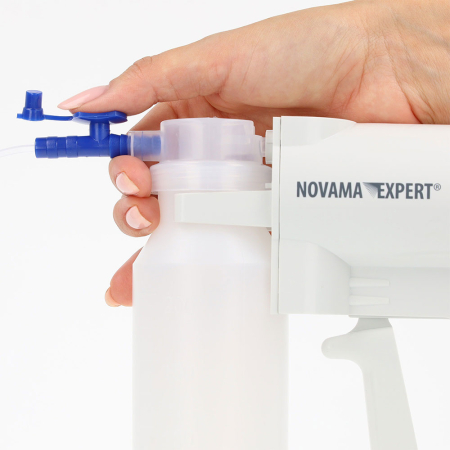 Aspirator medical manual tip pistol Novama Expert MSUX 7B-1, portabil, 3 tuburi de aspiratie diferite, 200 ml, fara alimentare, husa inclusa [5]