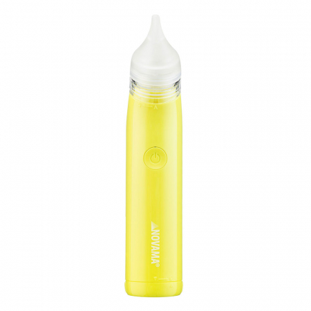Aspirator nazal electric Novama Pingo Spark, pentru copii 0-12 ani, 2 varfuri silicon, iluminare LED, cu baterii, Verde lime [1]