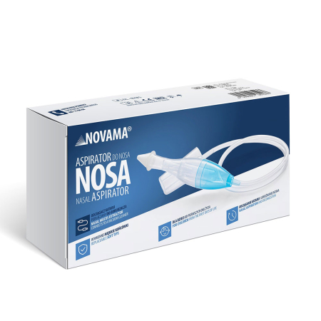 Aspirator nazal Novama Nosa, cu conectare la aspiratorul de uz casnic, varf moale, pentru copii din prima zi de viata, periuta din nylon pentru curatare [4]