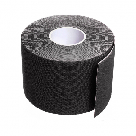 Banda Kinesiologica Novama Kino2, impermeabila, moale si confortabila, fara latex, 5 cm x 5 m, Negru [1]