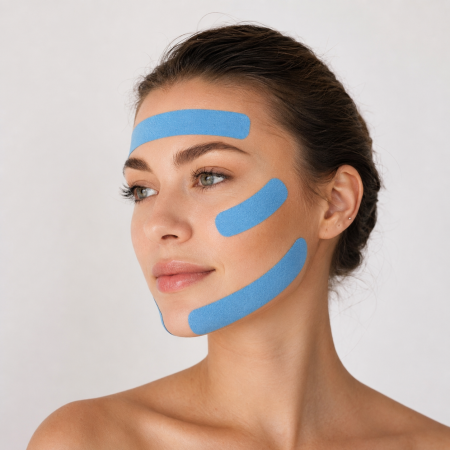 Banda Kinesiologica RedLine Recover Bleu, impermeabila, fara latex, 5 cm x 5 m [7]