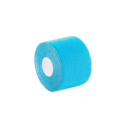 Banda Kinesiologica Vitammy Tape 1, impermeabila, moale si confortabila, fara latex, 5 cm x 5 m, Albastru [1]