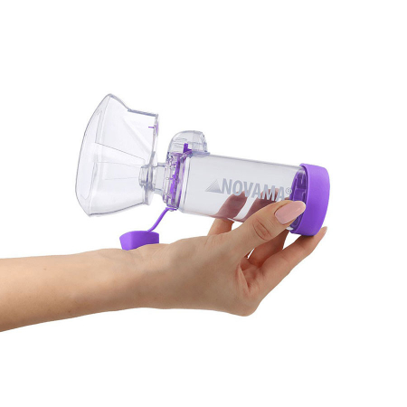Camera de inhalare Novama Pulma III, cu masca 5 ani - adult, capacitate de 175 ml, fabricata din material antistatic ABS, fara BPA si latex [3]