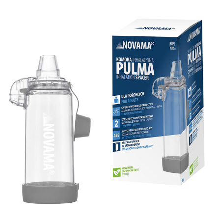 Camere inhalare - Camera de inhalare Novama Pulma IV, fara masca, capacitate de 175 ml, fabricata din material antistatic ABS, fara BPA si latex