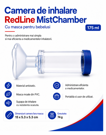 Camera de inhalare RedLine MistChamber, masca bebelusi [1]