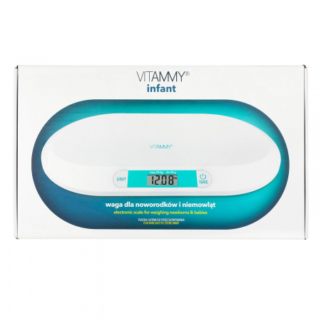 Cantar electronic Vitammy Infant, pentru prematuri, nou-nascuti si bebelusi, Ecran LCD [3]