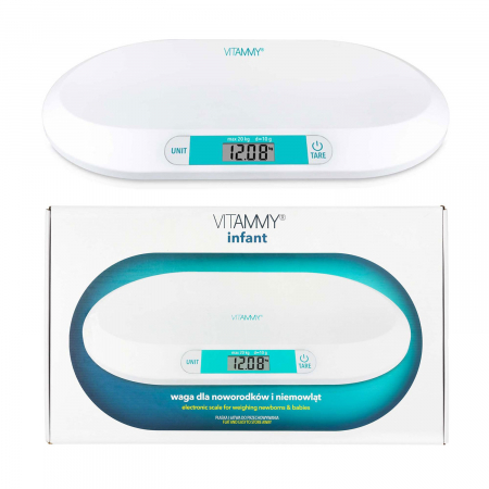 Cantar electronic Vitammy Infant, pentru prematuri, nou-nascuti si bebelusi, Ecran LCD [1]