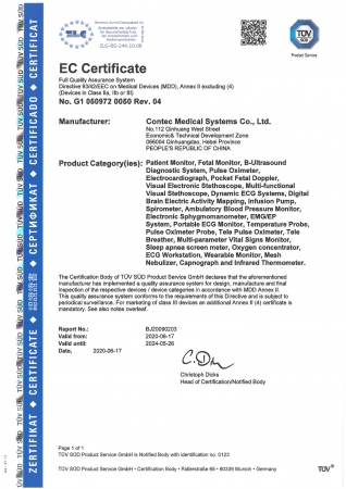 Pulsoximetru profesional Contec CMS60D, senzor adulti si senzor pediatric [4]