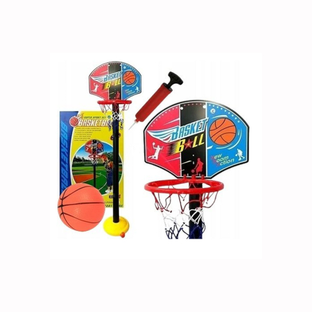 Cos baschet copii reglabil, cu minge, suport stabil, joc interior exterior, 52-115 cm [4]