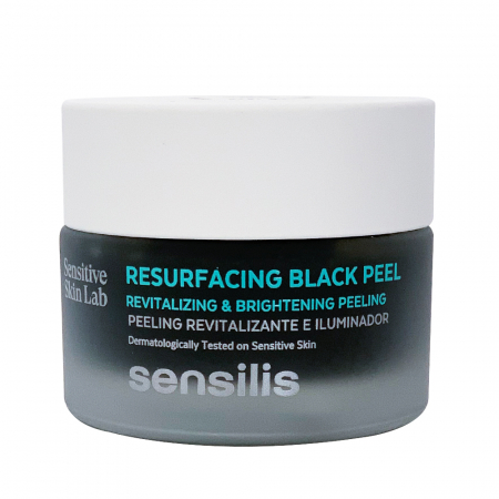 Crema de fata Sensilis Resurfacing Black Peel, pentru peeling, netezire, iluminare si revitalizare, pentru toate tipurile de ten, 50 ml [1]