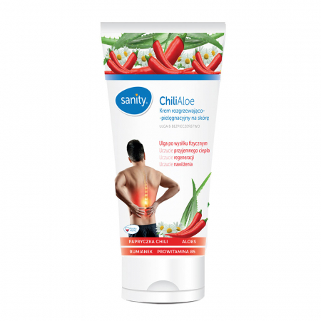 Crema pentru corp Sanity Chili Aloe, cu efect de incalzire, hidratare, regenerare si relaxare dupa efort fizic intens [0]