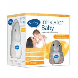 Aparat aerosoli cu compresor Sanity Baby Inhaler, Suzeta inhalator inclusa, Ideal pentru cadouri [1]
