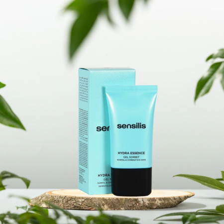 Gel sorbet Sensilis Hydra Essence cu acid hialuronic si extract de rodie, pentru ultra hidratare si reparare, ten normal sau mixt, 40 ml [2]