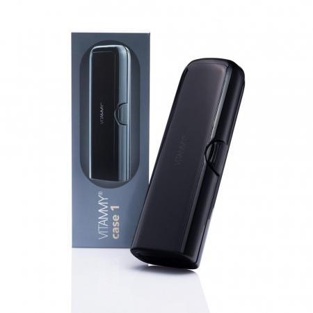 Accesorii si rezerve - Husa de protectie Vitammy Case 1, dedicata periutelor de dinti electrice Vitammy: Aurum, Pearl+, Platinum, Symphony si Smils, Negru