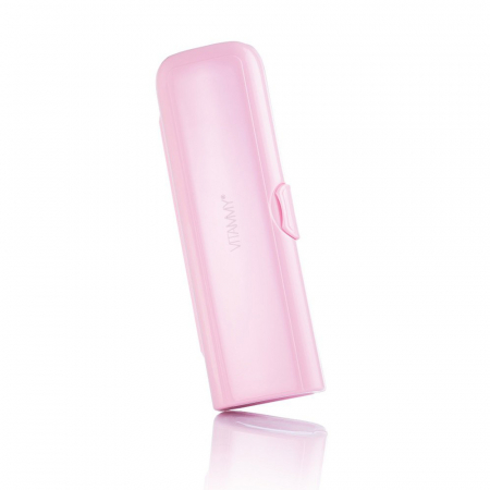 Husa de protectie Vitammy Case 1, dedicata periutelor de dinti electrice Vitammy: Aurum, Pearl+, Platinum, Symphony si Smils, Roz [2]