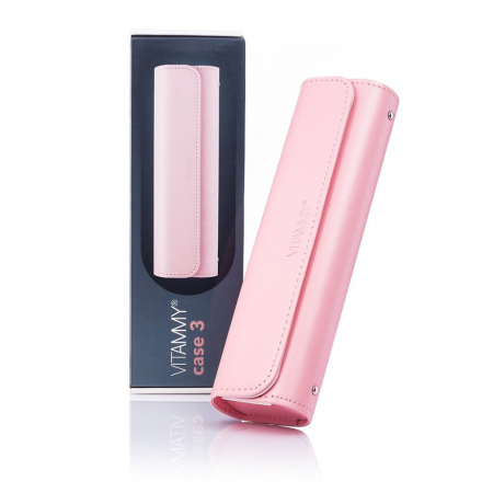 Accesorii si rezerve - Husa de protectie Vitammy Case 3, din piele ecologica, dedicata periutelor de dinti electrice Vitammy: Aurum, Pearl+, Platinum, Symphony, Smils, Harmony, Splash, Dino, Roz