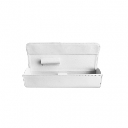 Husa de protectie Vitammy Case 3, din piele ecologica, dedicata periutelor de dinti electrice Vitammy: Aurum, Pearl+, Platinum, Symphony, Smils, Harmony, Splash, Dino, Alb [3]