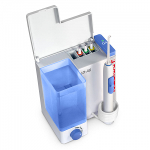 Irigator bucal Little Doctor Aquajet LD A8 pentru adulti, profesional, 1200 impulsuri/min, 4 duze incluse, alb [1]