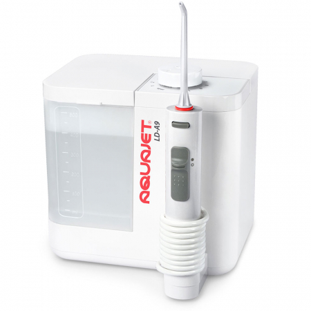 Irigatoare bucale - Irigator bucal Little Doctor Aquajet LD-A9, profesional, 400–1800 impulsuri/minut, 4 duze incluse, maner ergonomic Soft-Touch