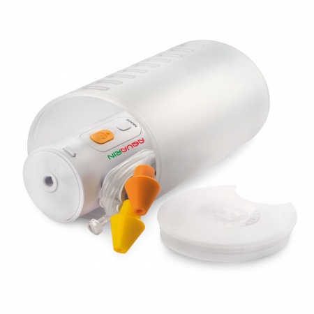 Irigator nazal Little Doctor Aquarin LD-N1, 3 niveluri de presiune, pentru copii si adulti, capacitate 900 ml, incarcare USB, Alb [2]