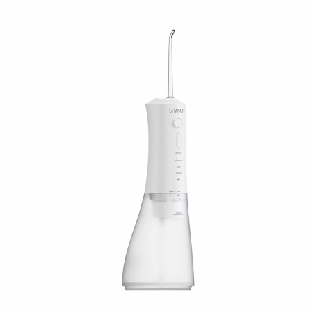 Irigator oral/ dus bucal Vitammy Aquarius, 3 moduri de functionare, varf rotativ la 360 de grade, 4 duze, capacitate rezervor 320 ml, Alb [3]