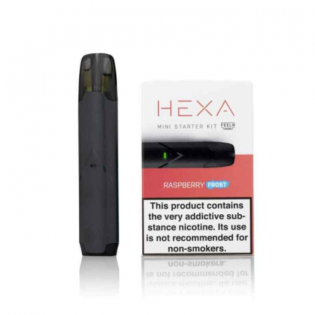 Kit tigara electronica Hexa Mini + Pod Hexa zmeura racoritoare, 20 mg, tehnologie FEELM [2]