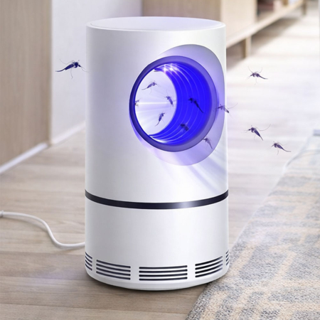 Lampa anti-insecte UV electrica, capcana tantari si muste, ventilator integrat, silentioasa, interior, alimentare USB, 13x13x22.5 cm [1]