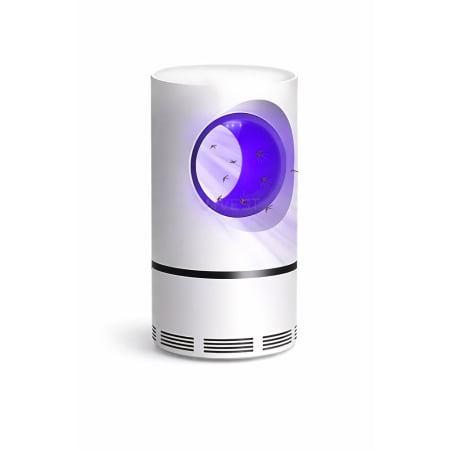 Lampa anti-insecte UV electrica, capcana tantari si muste, ventilator integrat, silentioasa, interior, alimentare USB, 13x13x22.5 cm [0]