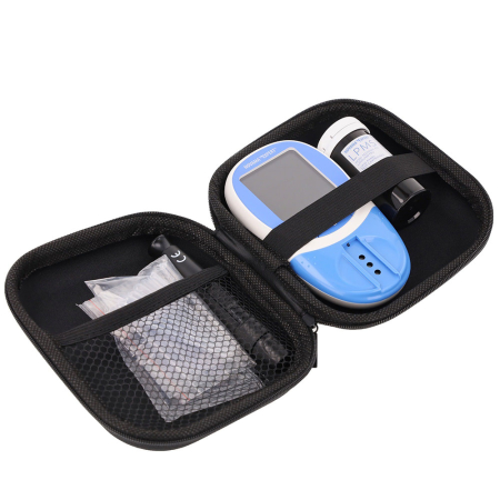 Lipidometru Novama Expert LPMS, analizor profil lipidic TC/HDL/LDL/TG, memorie 1000 teste, 10 benzi testare cu calibrare, lancete sterile, dispozitiv de intepare, capilare, etui [6]