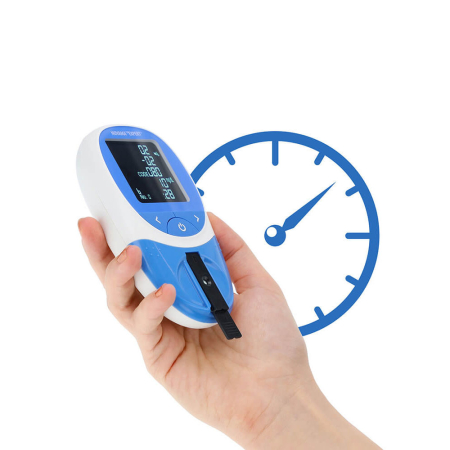 Lipidometru Novama Expert LPMS, analizor profil lipidic TC/HDL/LDL/TG, memorie 1000 teste, 10 benzi testare cu calibrare, lancete sterile, dispozitiv de intepare, capilare, etui [5]